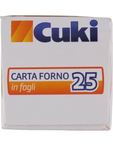 cuki carta forno 25 fogli 33x38cm - pretagliati per adattarsi alle teglie: tuttocasashop.it: carta & monouso
