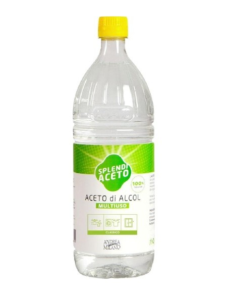 splendiaceto aceto di alcool - 1 litro - per alimenti e multiuso: tuttocasashop.it: pulizia e cura della casa
