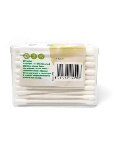 dealo cotonfiock 300 pezzi - bastoncini cotonati - biodegradabili: tuttocasashop.it: igiene e cura della persona