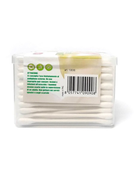 dealo cotonfiock 300 pezzi - bastoncini cotonati - biodegradabili: tuttocasashop.it: igiene e cura della persona