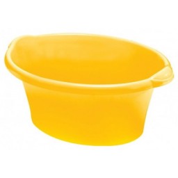 Bacinella In Plastica - Ovale - Vari Colori - 40cm