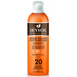 Seysol Spray Solare Effetto Invisibile 150ml - Spf 20 Protezione Media