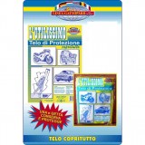 Fatigati Telo Protettivo Multiuso Trasparente - 4x4 Metri - Copritutto