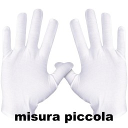 Fatigati Guanti In Cotone Bianchi - Misura Piccola