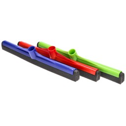 Spazzolone Con Gomma Spingi Tira Acqua 33cm - Fatigati - Attacco A Vite