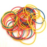 Fatigati Elastici Per Ufficio Scuola Bricolage Da 6cm - 50 Grammi - Colorati