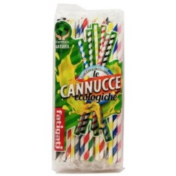 Fatigati Cannucce Ecologiche In Carta - 50 Pezzi