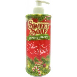 Sweet Soap Sapone Liquido - Felice Natale - 500ml - Pino