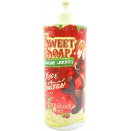 Sweet Soap Sapone Liquido - Merry Christmas - 500ml - Frutti Rossi