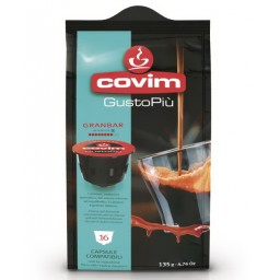 Covim Gustopiu' Caffe' 16 Capsule Granbar Compatibili Nescafe' Dolce Gusto