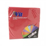 Vit 25 Tovaglioli Doppio Velo 33x33cm - Rosso