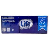 Life Fazzoletti Da Naso Di Carta - 3 Veli - 10 Pacchetti Da 9 Pezzi