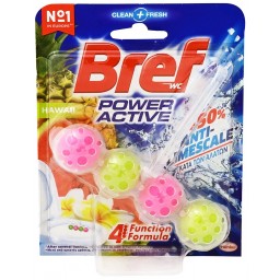 Bref Wc Power Activ - Tavoletta Wc Deodorante 4 Funzioni - 50g - Hawaii