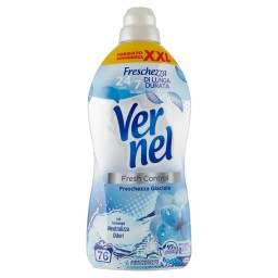 Vernel Ammorbidente Concentrato - 76 Lavaggi 1900ml - Fresh Control Glaciale