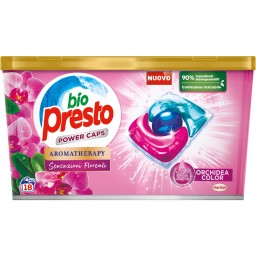 Bio Presto Power Caps Detersivo Lavatrice - 18 Capsule - Color