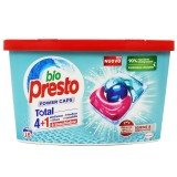 Bio Presto Power Caps Detersivo Lavatrice - 18 Capsule - Igiene E Freschezza