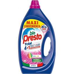 Bio Presto Detersivo Lavatrice Liquido 50 Lavaggi 2250ml - Color