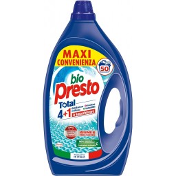 Bio Presto Detersivo Lavatrice Liquido 50 Lavaggi 2250ml - Igiene