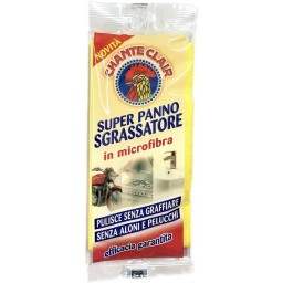 Chanteclair Super Panno Sgrassatore In Microfibra - Senza Graffi E Aloni
