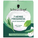 Schwarzkopf Shampoo Solido - 60g - Con Estratti Delle 7 Erbe - Freshness