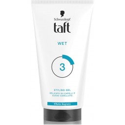 Taft Styling Gel Fissante Per Capelli - 150ml - Wet - Effetto Bagnato