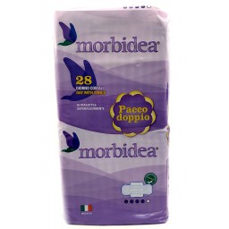 Morbidea Assorbenti Ultra - Pacco Doppio - 28 Pezzi - Anatomico Con Ali