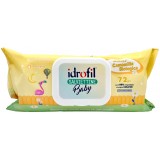 Idrofil Salviettine Imbevute - 72 Pezzi - Apertura Pop-up - Camomilla