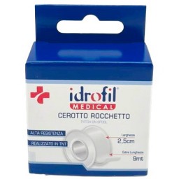 Idrofil Cerotto Rocchetto Medicazioni Bianco - 2.5cm - 9 Metri