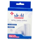 Idrofil Garza Sterile Alta Resistenza - 7cm - 5 Metri - 2 Rotoli