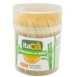 Itaca' Stuzzicadenti In Legno In Barattolo - 400 Pezzi