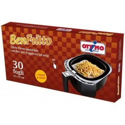 Ottimo 30 Fogli Di Carta Forno Per Friggitrice Ad Aria - Quandrati 22x22 Cm