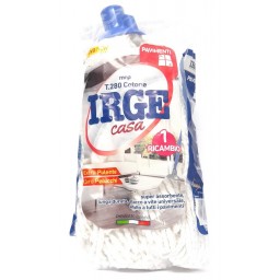 Irge Mop Lavapavimenti In Cotone - 280 Grammi - Attacco Universale A Vite