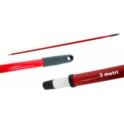 Casapiu' Manico Allungabile Telescopico 3 Metri - Attacco Universale A Vite