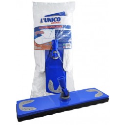 L'unico Catturapolvere - Kit Scopa + 10 Panni 60x35cm - Attacco Universale