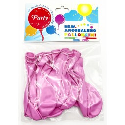 12 Palloncini Gonfiabili - 19x30cm - Rosa - Party - Feste