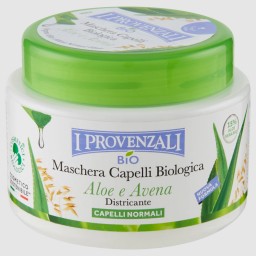 I Provenzali Bio' Maschera Capelli Biologica - 200ml - Aloe Vera E Avena