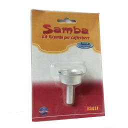 Set Ricambi Caffettiera Moka 1/2 Tazza Imbuto + Filtro + Guarnizione
