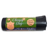 Cheapy Sacco Rifiuti Misura Condominiale 70x110cm - 350g - Neri - Resistenti