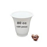 Imb Bicchieri Monouso In Plastica Formato Caffe' 80cc 100pz Bianchi