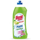 Dual Power Detersivo Per Piatti E Stoviglie - 1 Litro - Limone Verde