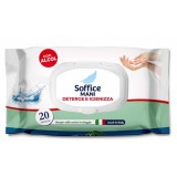 Soffice Salviettine Imbevute Con Antibatterico - 20 Pezzi - Multiuso