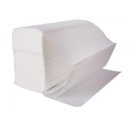 Realcarta 150 Asciugamani In Carta Doppio Velo - Piegati A V - 20.5x21cm