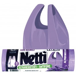 Elios Netti' 15 Sacchi Ultraresistenti 28l 52x70cm Profumati - Lavanda