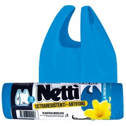 Elios Netti' 15 Sacchi Ultraresistenti 28l 52x70cm Profumati - Vaniglia