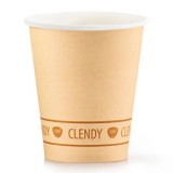 Clendy Bicchieri Caffe' Monouso In Carta Da 75ml - 50 Pezzi - Avano