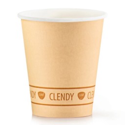 Clendy Bicchieri Caffe' Monouso In Carta Da 75ml - 50 Pezzi - Avano