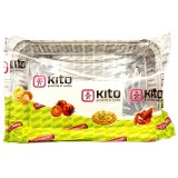 Kito 2 Vaschette In Alluminio Con Coperchio - 6 Porzioni 31x21x5cm