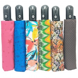 Brello Ombrello Pieghevole Con Comando Apri-chiudi 8 Stecche - Fantasie Ass.