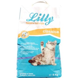 Lilly Lettiera Per Gatti Sacco Da 5kg - Naturale