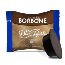 Borbone Don Carlo Caffe' 50 Capsule Compatibili A Modo Mio - Miscela Blu